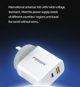 Pisen Dual Port 20W Fast Charger - Image 7