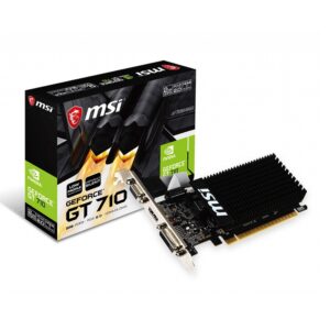 MSI GT 710 2GD3H LP GT710 2GB Graphics Card - Image 1