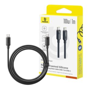 Baseus Foamed Silicone Fast Charging 1m Data Cable USB-C to USB-C 100W