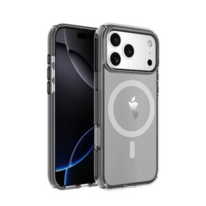 iPhone 17 Pro Max Shockproof Transparent Case Cover With Magnetic Ring - Image 4